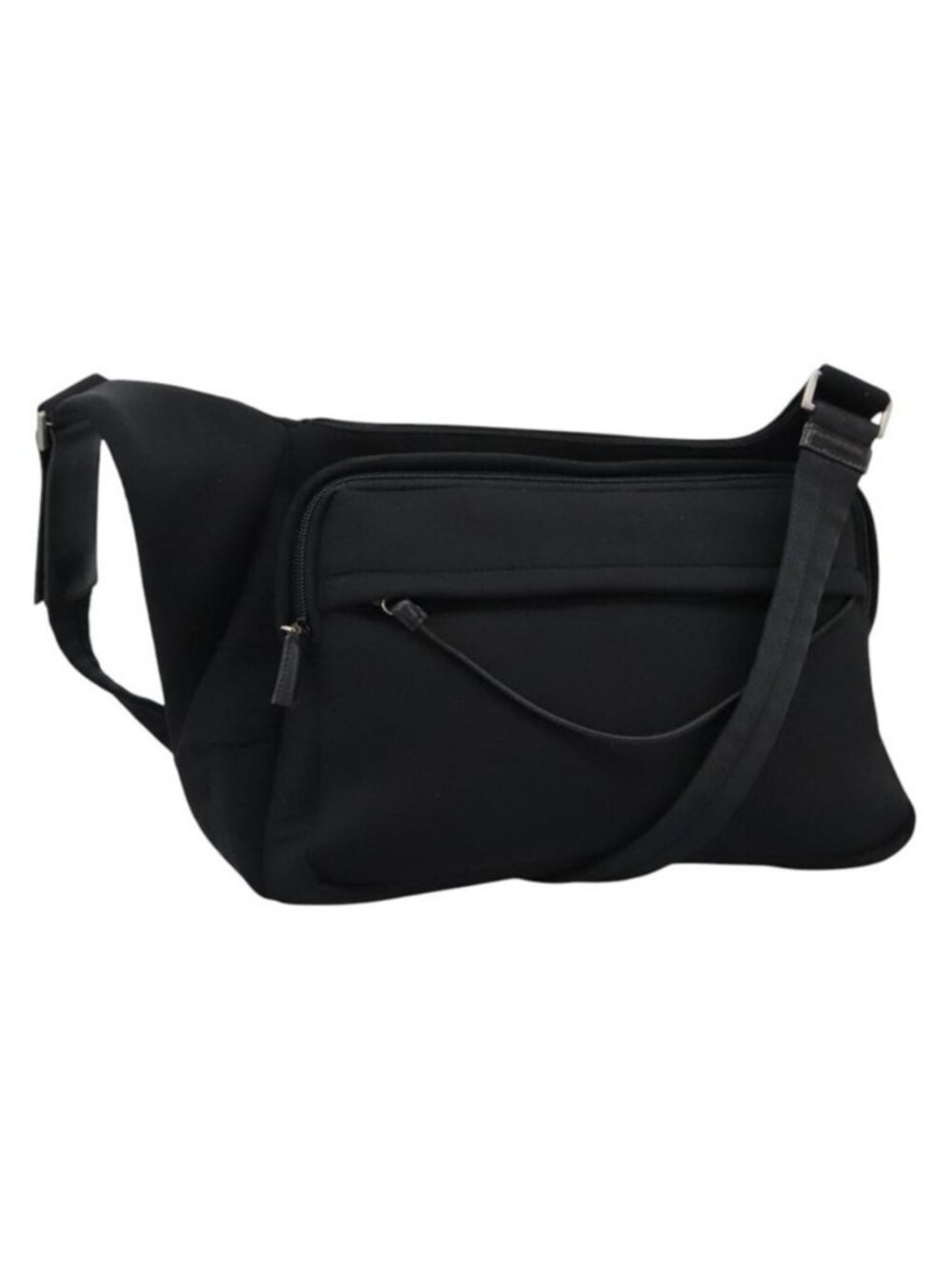 Authentic PRADA Shoulder Bag Nylon Black